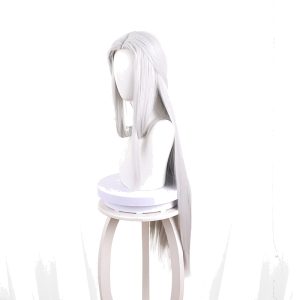 Zuo Ci Silver-white Ponytail Styled Cosplay Wig for Ashes of the Kingdom - 547E