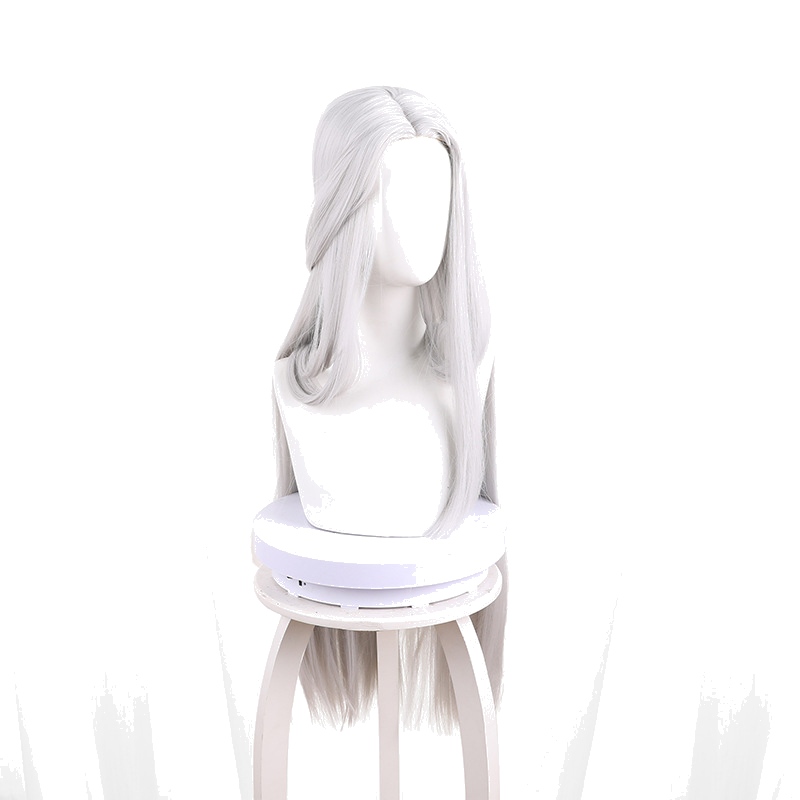 Zuo Ci Silver-white Ponytail Styled Cosplay Wig for Ashes of the Kingdom - 547E - Image 2