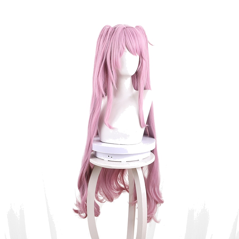 Yuni Light Pink Clip-in Twin Ponytail Styled Cosplay Wig for Goddess of Victory: NIKKE - 549A - Image 2