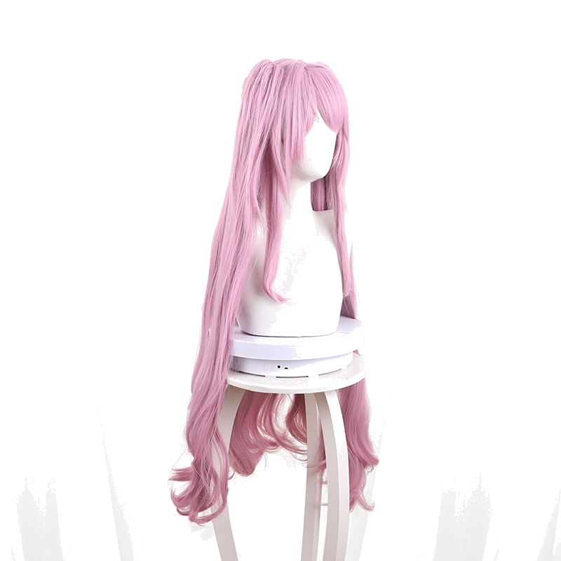 Yuni Light Pink Clip-in Twin Ponytail Styled Cosplay Wig for Goddess of Victory: NIKKE - 549A - Image 3