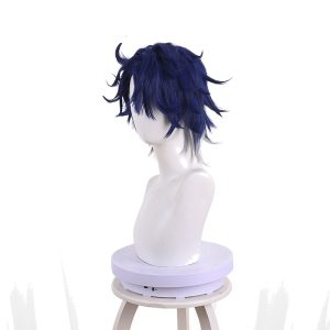 Sampo Gradient White Short Styled Cosplay Wig for Honkai: Star Rail - 544M
