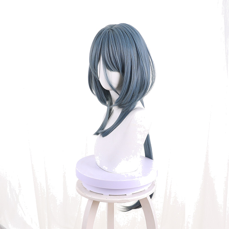 Natasha Blue Ponytail Cosplay Wig for Honkai: Star Rail - 544O