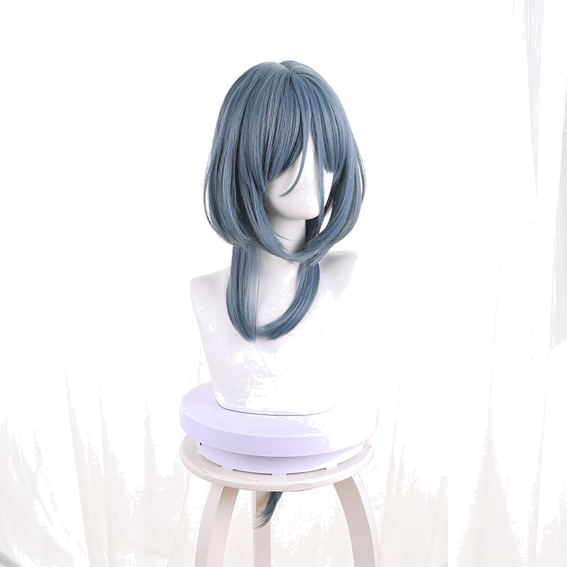 Natasha Blue Ponytail Cosplay Wig for Honkai: Star Rail - 544O - Image 2
