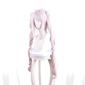Alice Light Pink Clip-in Twin Ponytail Long Cosplay Wig for Goddess of Victory: NIKKE - 549B