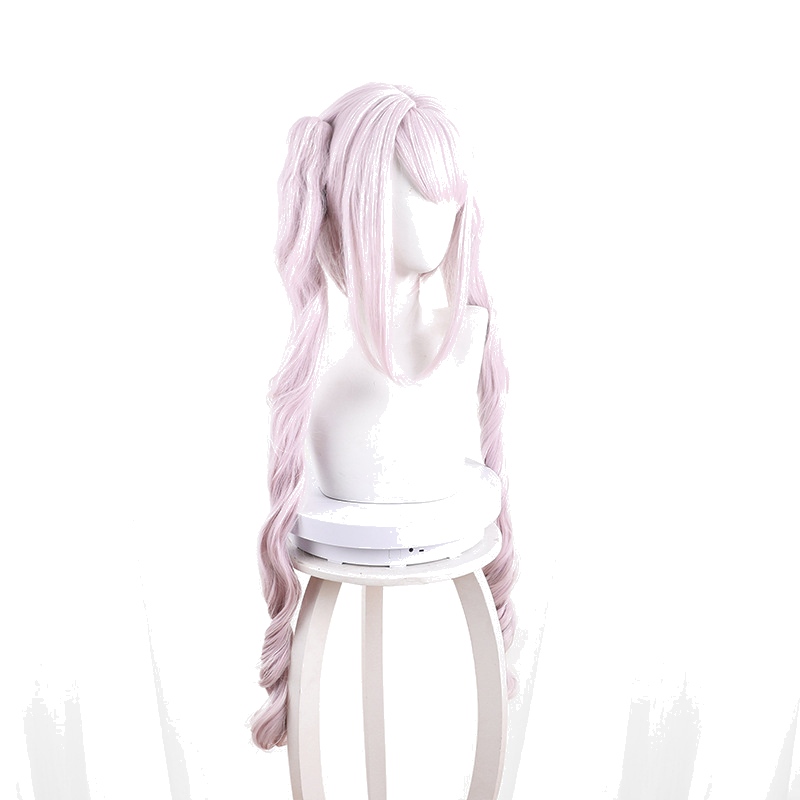 Alice Light Pink Clip-in Twin Ponytail Long Cosplay Wig for Goddess of Victory: NIKKE - 549B - Image 2