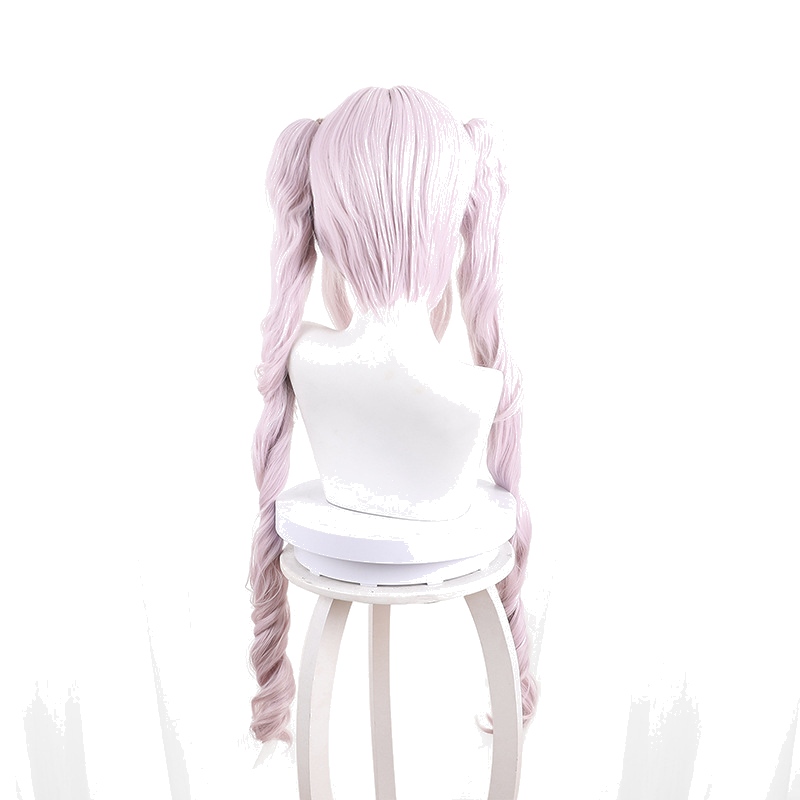 Alice Light Pink Clip-in Twin Ponytail Long Cosplay Wig for Goddess of Victory: NIKKE - 549B - Image 4