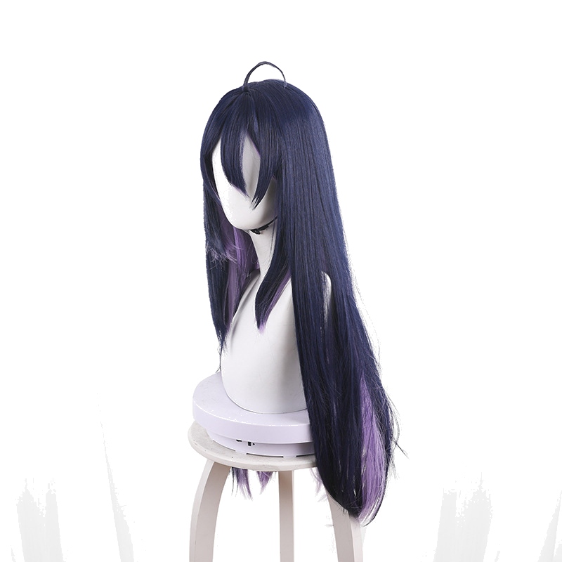 Seele Ink Blue Highlighted Long Straight Styled Cosplay Wig for Honkai: Star Rail - 544N - Image 2