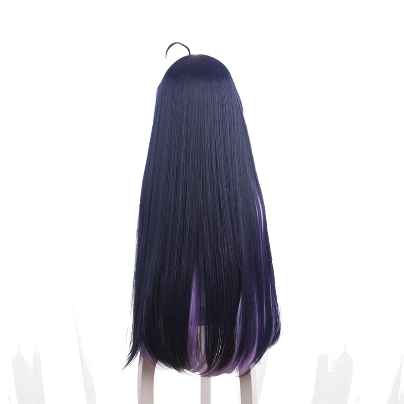 Seele Ink Blue Highlighted Long Straight Styled Cosplay Wig for Honkai: Star Rail - 544N - Image 4