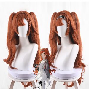 Sonetto Orange Muted Orange Clip-in Twin Ponytail Cosplay Wig for Reverse: 1999 - 554A