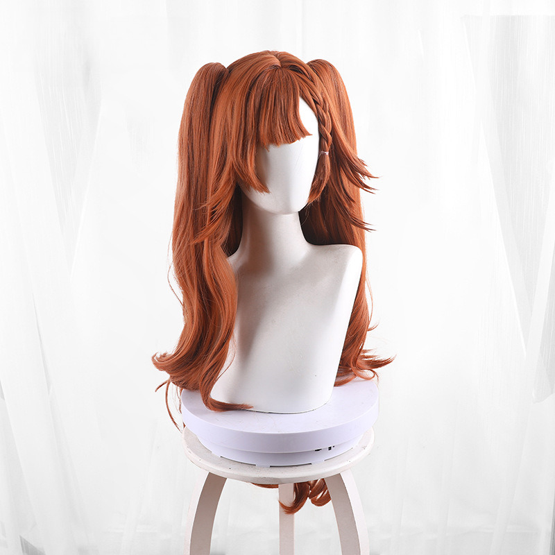 Sonetto Orange Muted Orange Clip-in Twin Ponytail Cosplay Wig for Reverse: 1999 - 554A - Image 3