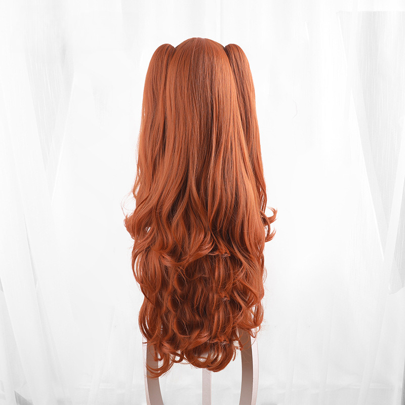 Sonetto Orange Muted Orange Clip-in Twin Ponytail Cosplay Wig for Reverse: 1999 - 554A - Image 5