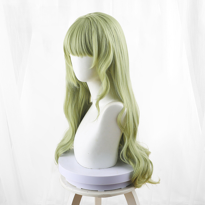 Mobius Light Green Long Wavy Cosplay Wig for Honkai Impact 3rd - 397K - Image 2