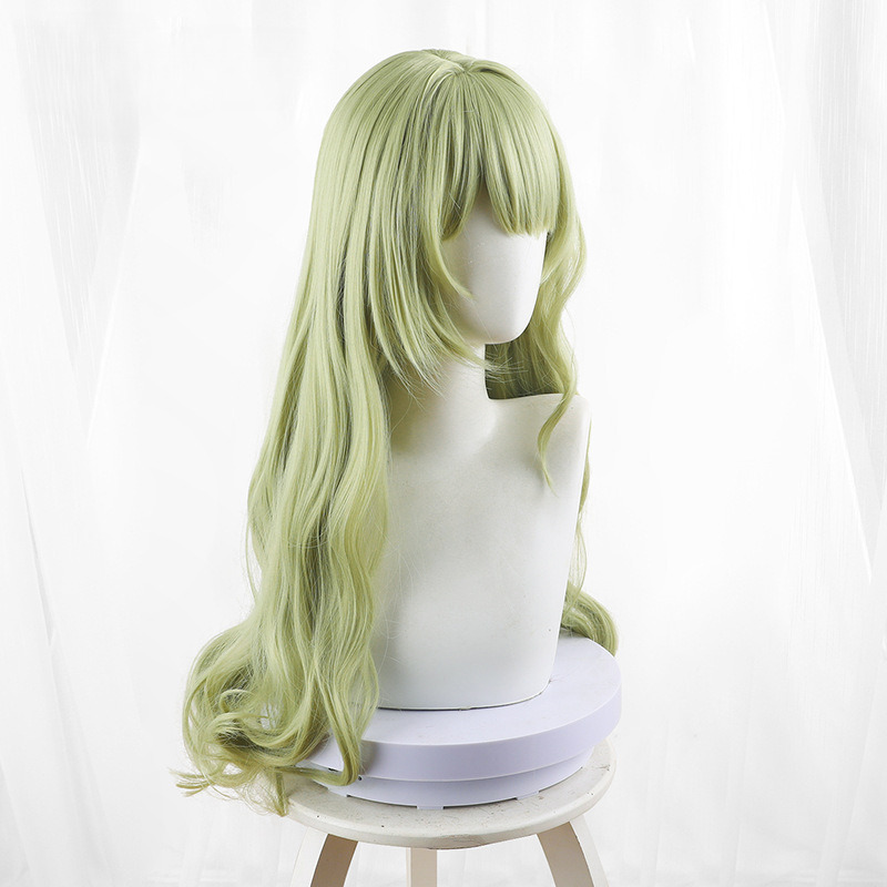 Mobius Light Green Long Wavy Cosplay Wig for Honkai Impact 3rd - 397K - Image 3