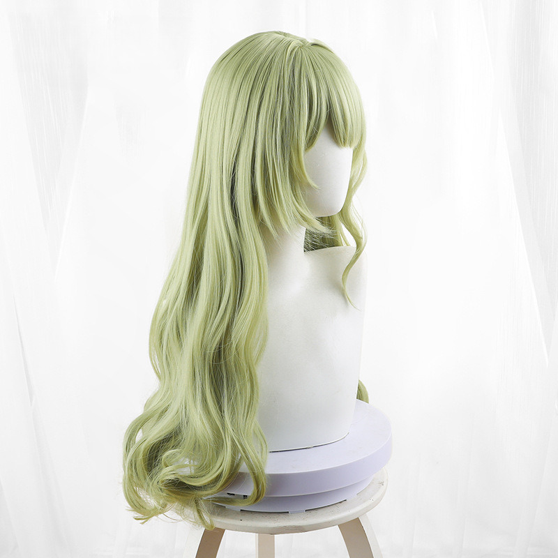 Mobius Light Green Long Wavy Cosplay Wig for Honkai Impact 3rd - 397K - Image 4