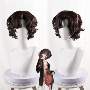Si Nai De Liu Hai Black-brown Curly Cosplay Wig for Reverse: 1999 - 554G