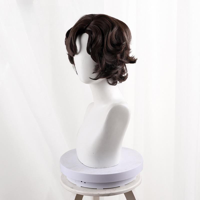 Si Nai De Liu Hai Black-brown Curly Cosplay Wig for Reverse: 1999 - 554G - Image 4