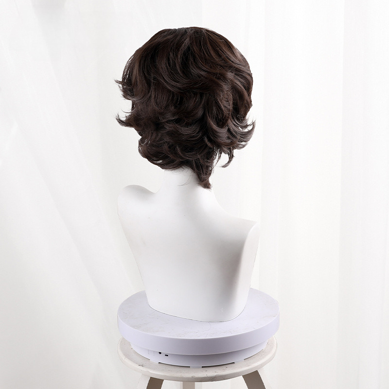 Si Nai De Liu Hai Black-brown Curly Cosplay Wig for Reverse: 1999 - 554G - Image 5
