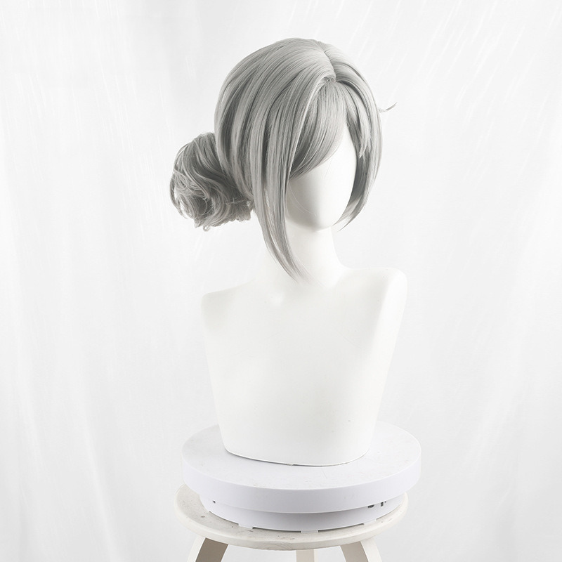 Wei Er Ting Hui Se Hair Bun Cosplay Wig for Reverse: 1999 - 554F - Image 3