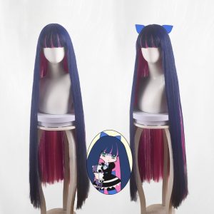 StockingShi Duo Jin Gradient Long Straight Layered Cosplay Wig for Panty & Stocking with Garterbelt - 512N - image 1