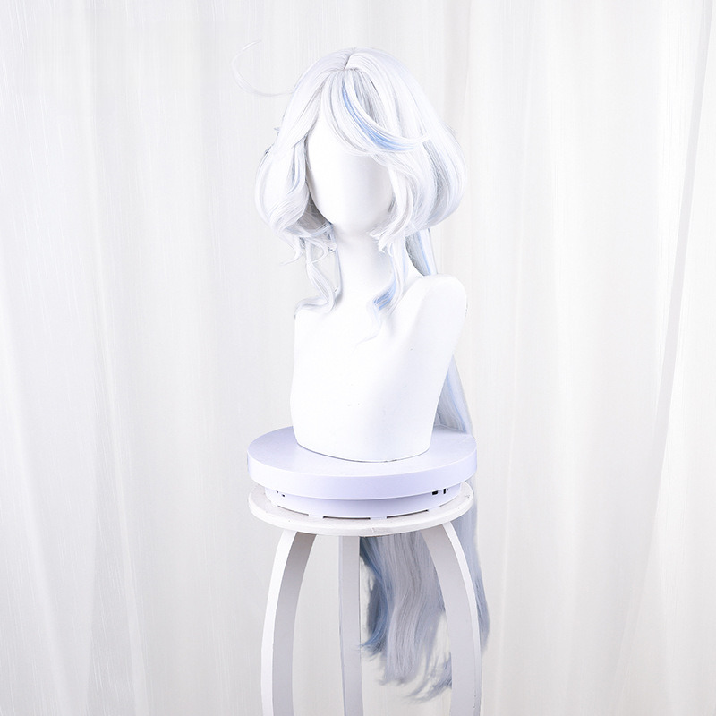 Focalors / Furina Highlighted White Jellyfish Cut Cosplay Wig for Genshin Impact - 539Z - Image 2