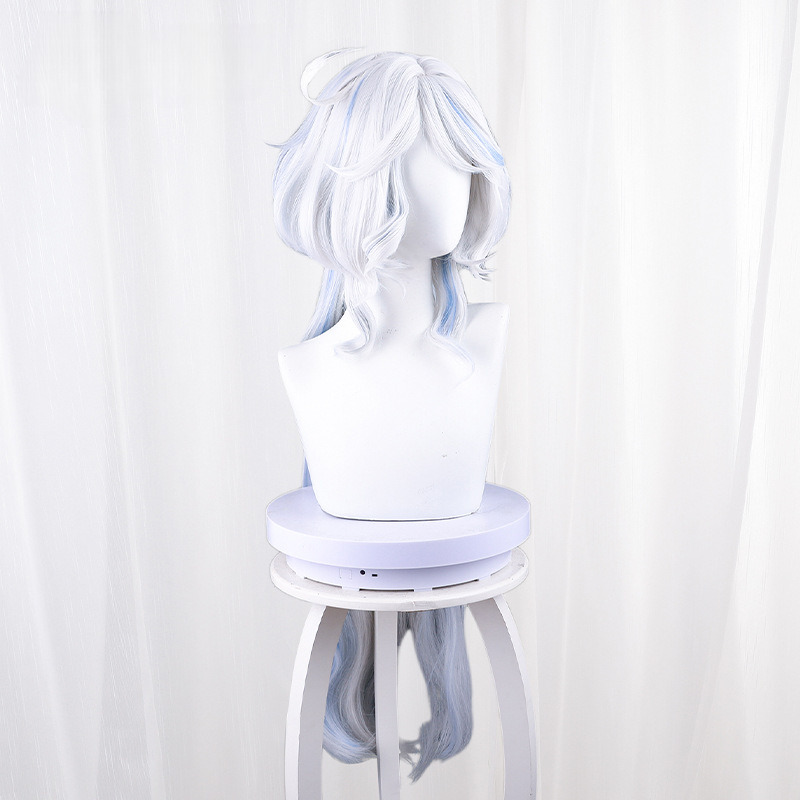 Focalors / Furina Highlighted White Jellyfish Cut Cosplay Wig for Genshin Impact - 539Z - Image 3
