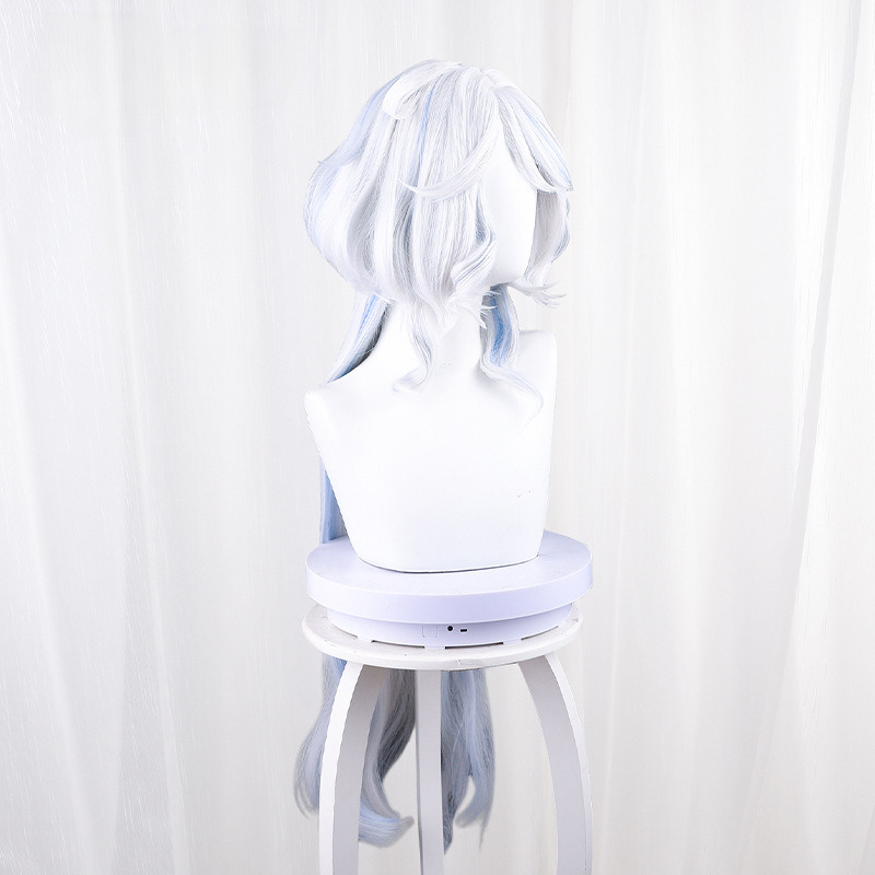 Focalors / Furina Highlighted White Jellyfish Cut Cosplay Wig for Genshin Impact - 539Z - Image 4