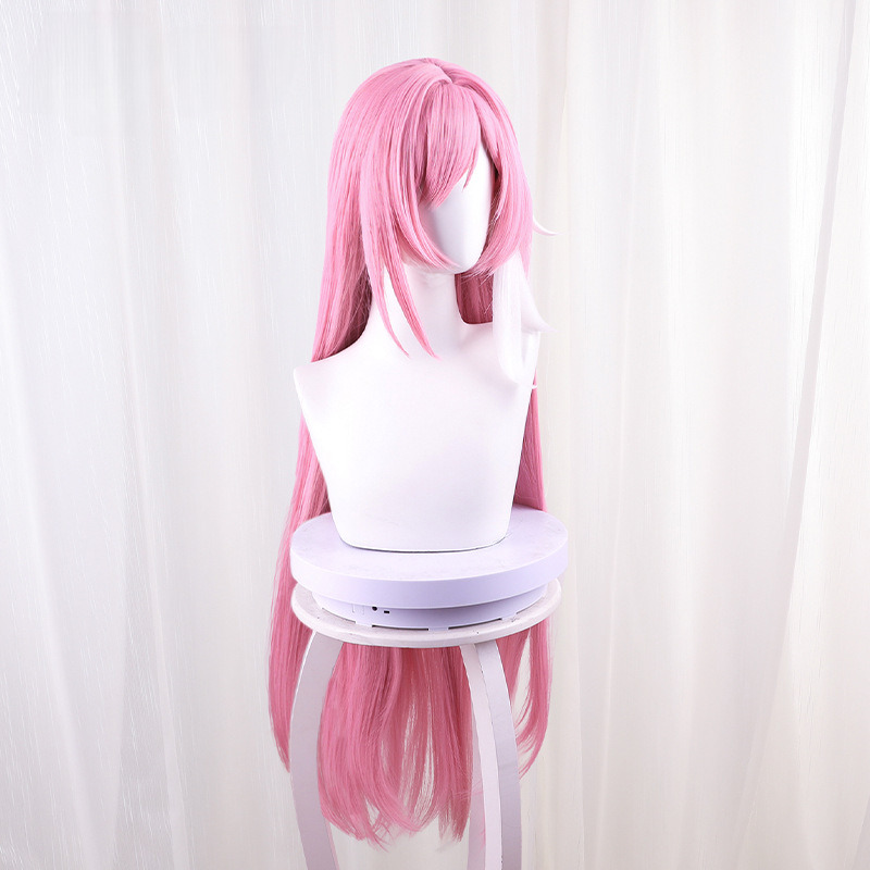 AI Li Xi Ya Zhen Wo Ren Zhi Lu Zhe Highlighted Pink Long Straight Cosplay Wig for Honkai Impact 3rd - 397L - Image 3