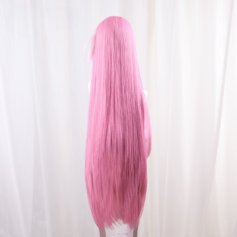 AI Li Xi Ya Zhen Wo Ren Zhi Lu Zhe Highlighted Pink Long Straight Cosplay Wig for Honkai Impact 3rd - 397L - Image 5