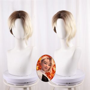 Gwen Stacy Gradient Blonde Short Cosplay Wig for Spider-Man - 512K
