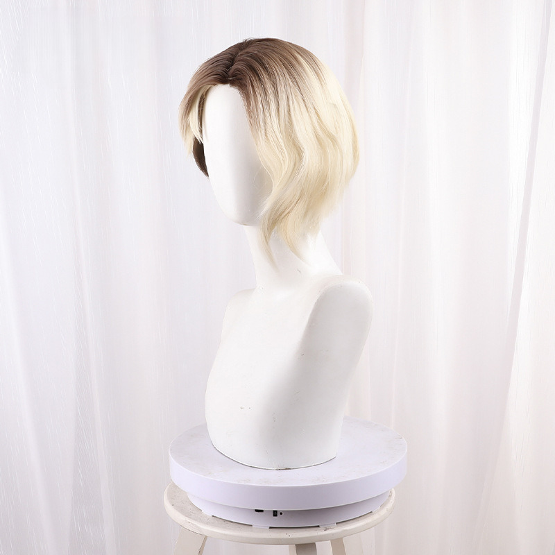 Gwen Stacy Gradient Blonde Short Cosplay Wig for Spider-Man - 512K - Image 2