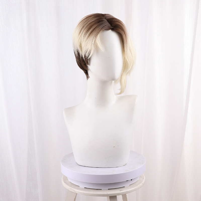 Gwen Stacy Gradient Blonde Short Cosplay Wig for Spider-Man - 512K - Image 3