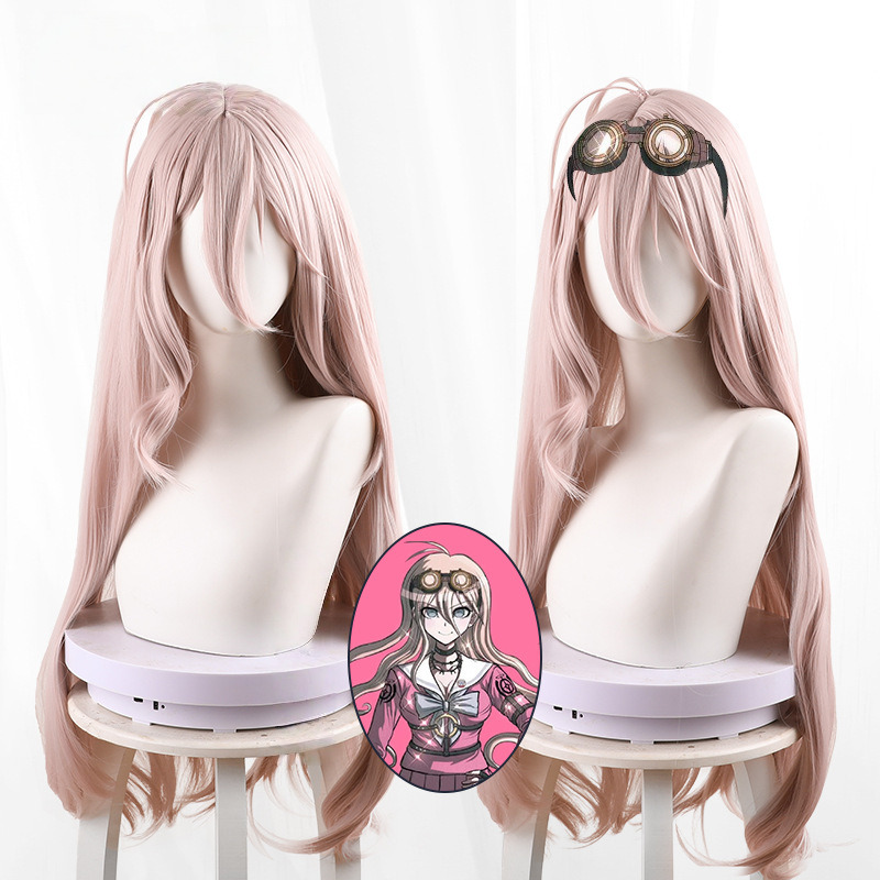 Miu Iruma Pink Long Slightly Wavy Cosplay Wig for Danganronpa V3: Killing Harmony - 325H - image 1