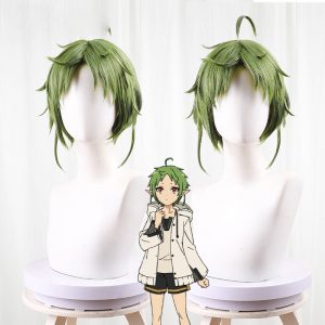 Sylphiette Green Short Flipped Styled Cosplay Wig for Mushoku Tensei: Jobless Reincarnation - 558B - image 1