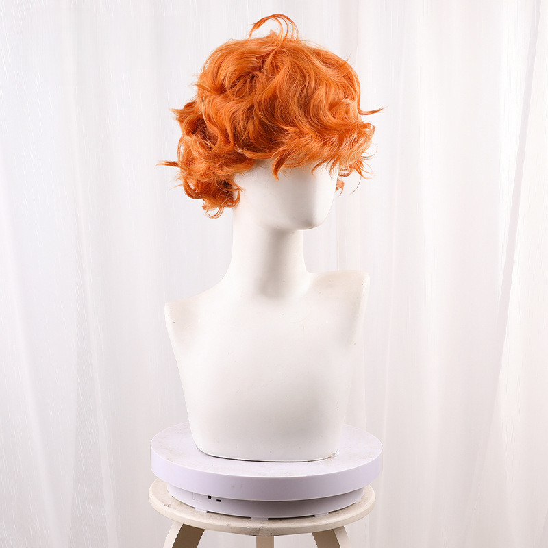Brief Yellow Short Curly Styled Cosplay Wig for Panty & Stocking with Garterbelt - 411G - Image 3