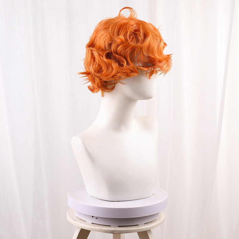 Brief Yellow Short Curly Styled Cosplay Wig for Panty & Stocking with Garterbelt - 411G - Image 5