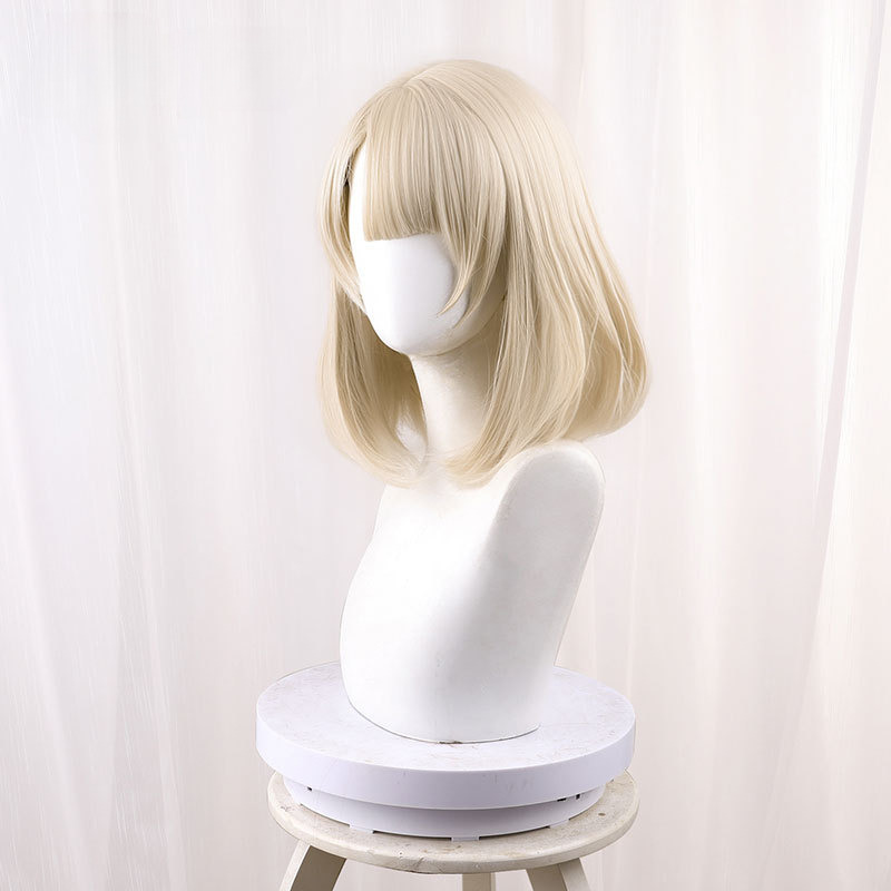Freminet Beige Blonde Bob Short Styled Cosplay Wig for Genshin Impact - 559C - image 4