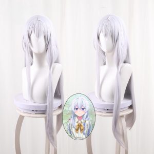 Elaina Silver-white Long Straight Cosplay Wig for The Journey of Elaina - 512P - image 1