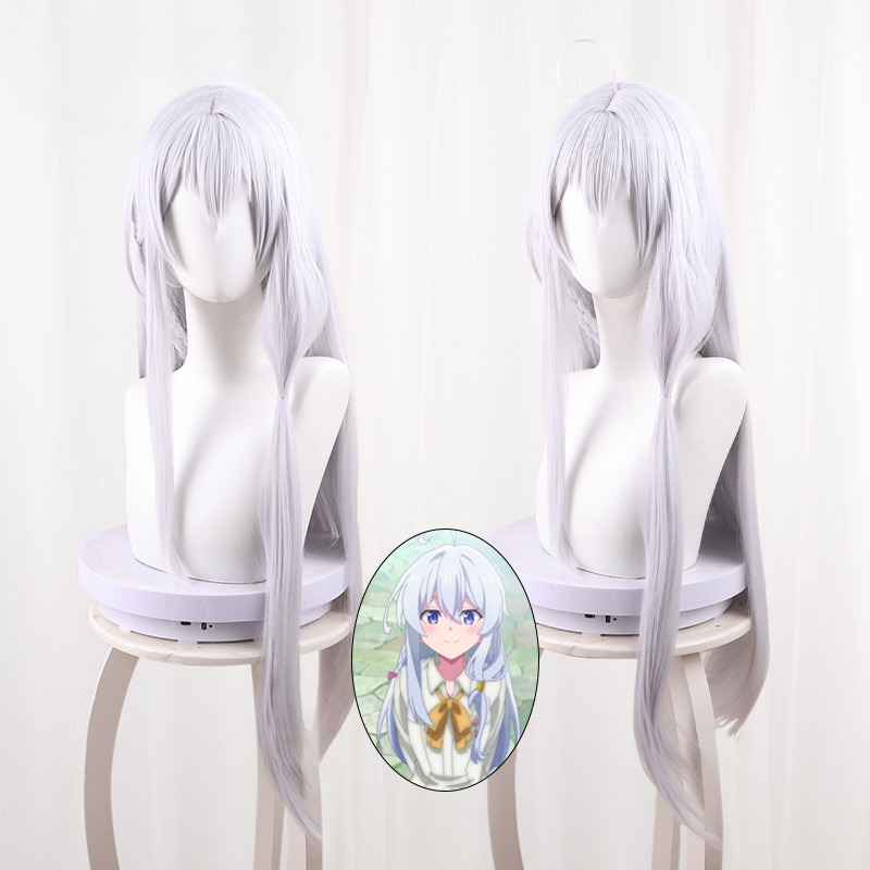 Elaina Silver-white Long Straight Cosplay Wig for The Journey of Elaina - 512P - image 1