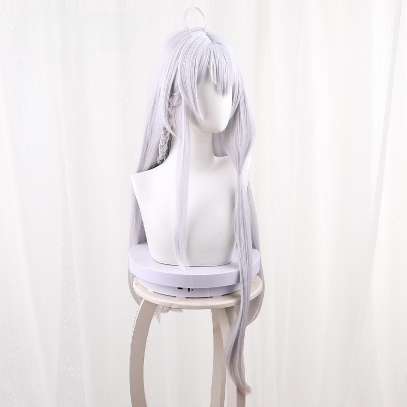 Elaina Silver-white Long Straight Cosplay Wig for The Journey of Elaina - 512P - image 4