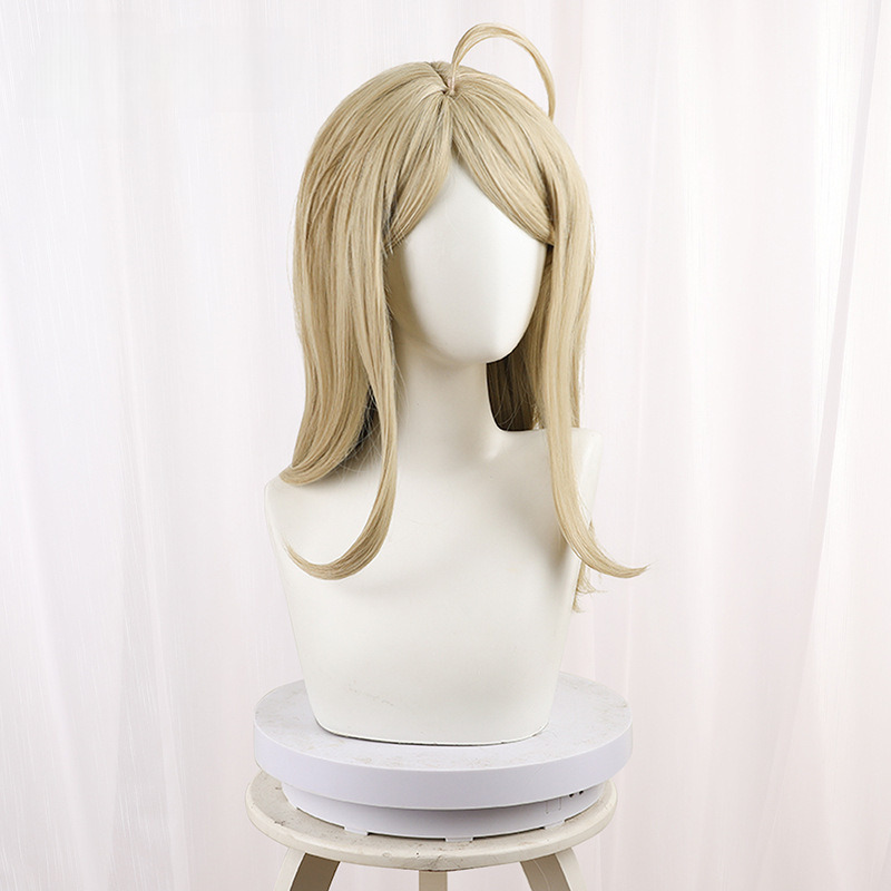 Kaede Akamatsu Yellow Medium-length Styled Cosplay Wig for Danganronpa V3: Killing Harmony - 325FA - Image 3