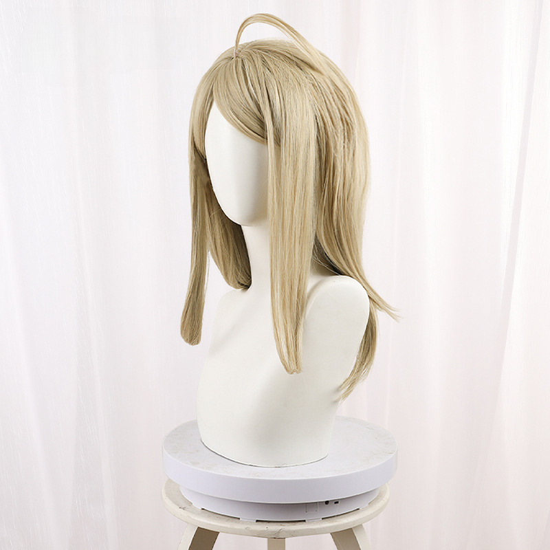 Kaede Akamatsu Yellow Medium-length Styled Cosplay Wig for Danganronpa V3: Killing Harmony - 325FA - Image 4