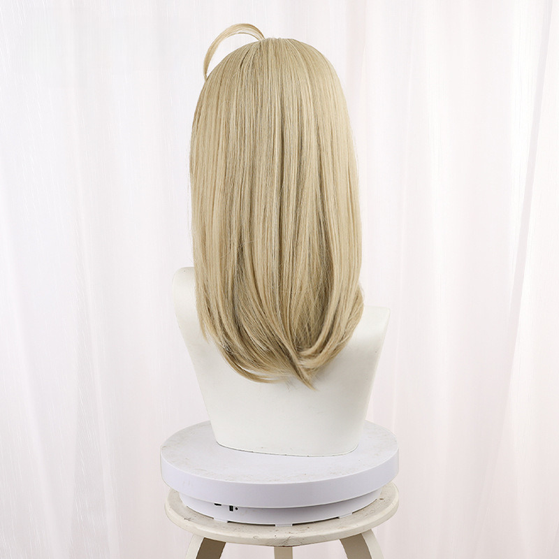 Kaede Akamatsu Yellow Medium-length Styled Cosplay Wig for Danganronpa V3: Killing Harmony - 325FA - Image 5