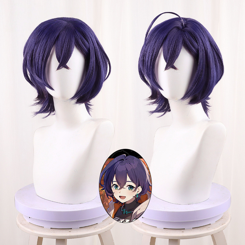 Destiny Reddish Brown Gradient Short Styled Cosplay Wig for Zenless Zone Zero - 551F