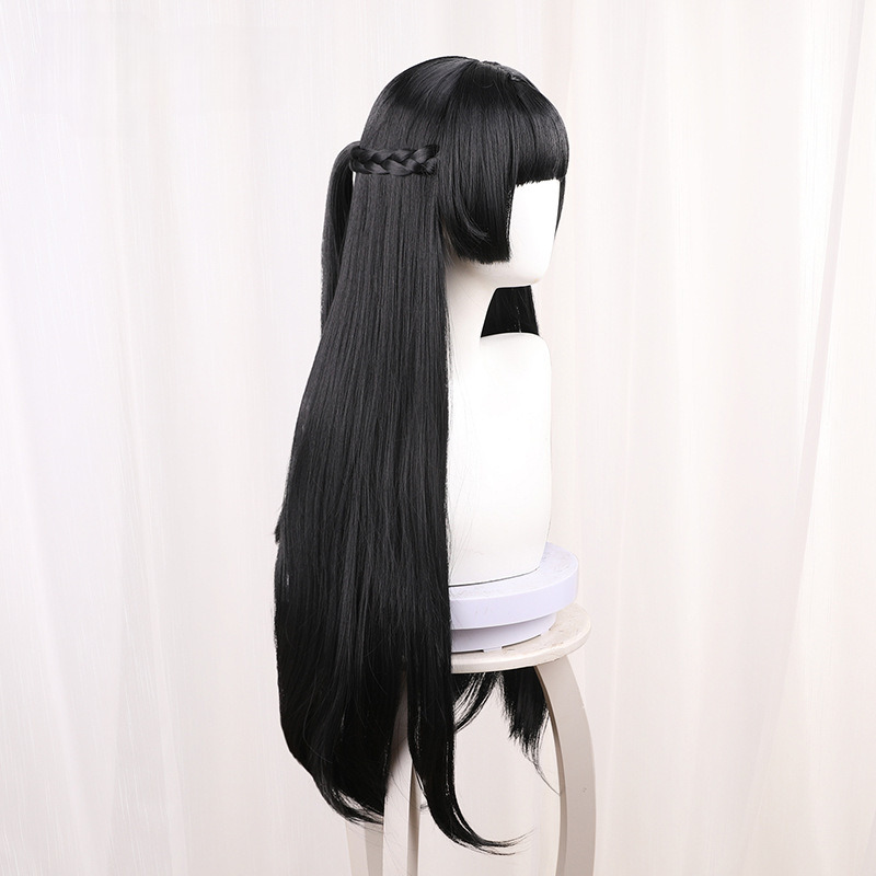 Hoshimi Miyabi Long Straight Ponytail Half-up Cosplay Wig for Zenless Zone Zero - 551E - Image 2