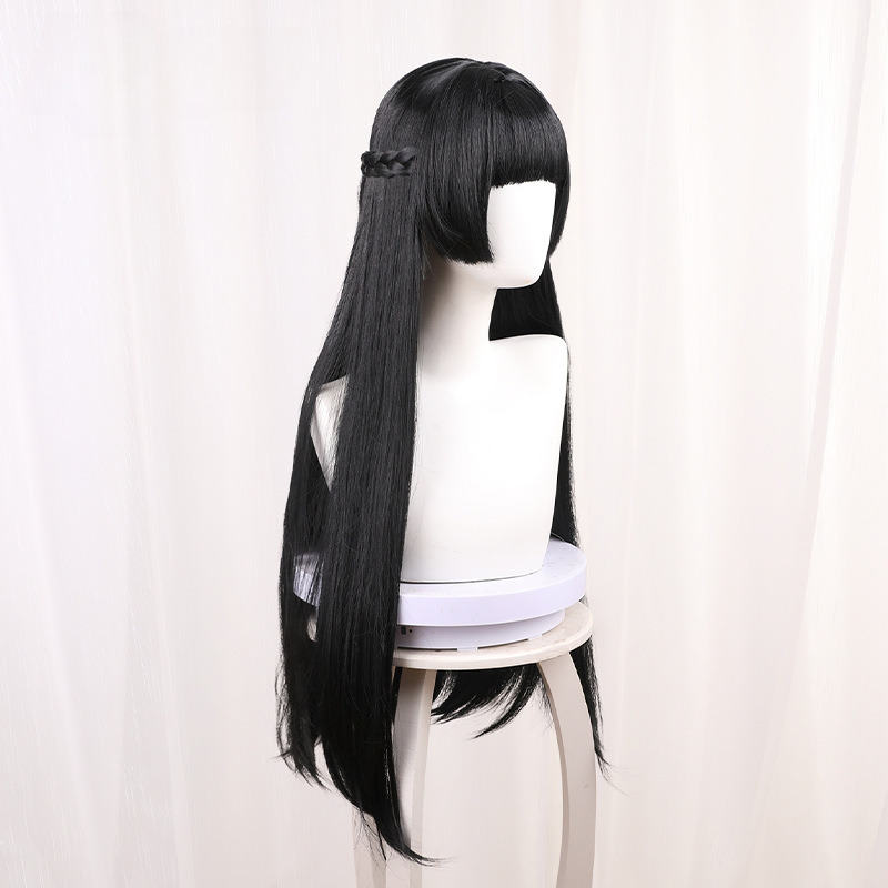 Hoshimi Miyabi Long Straight Ponytail Half-up Cosplay Wig for Zenless Zone Zero - 551E - Image 3