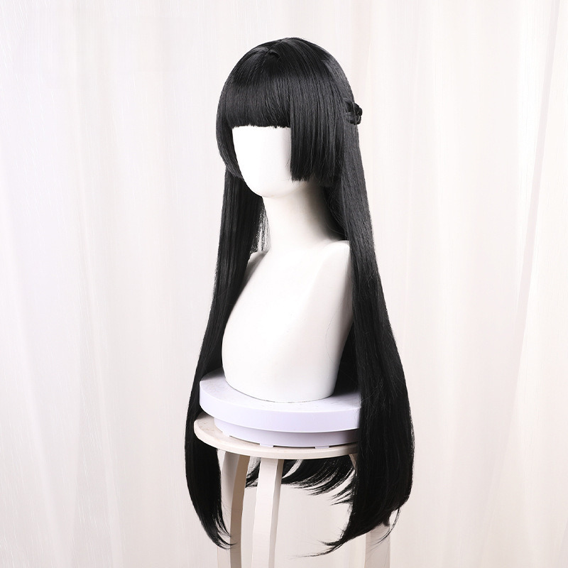 Hoshimi Miyabi Long Straight Ponytail Half-up Cosplay Wig for Zenless Zone Zero - 551E - Image 4