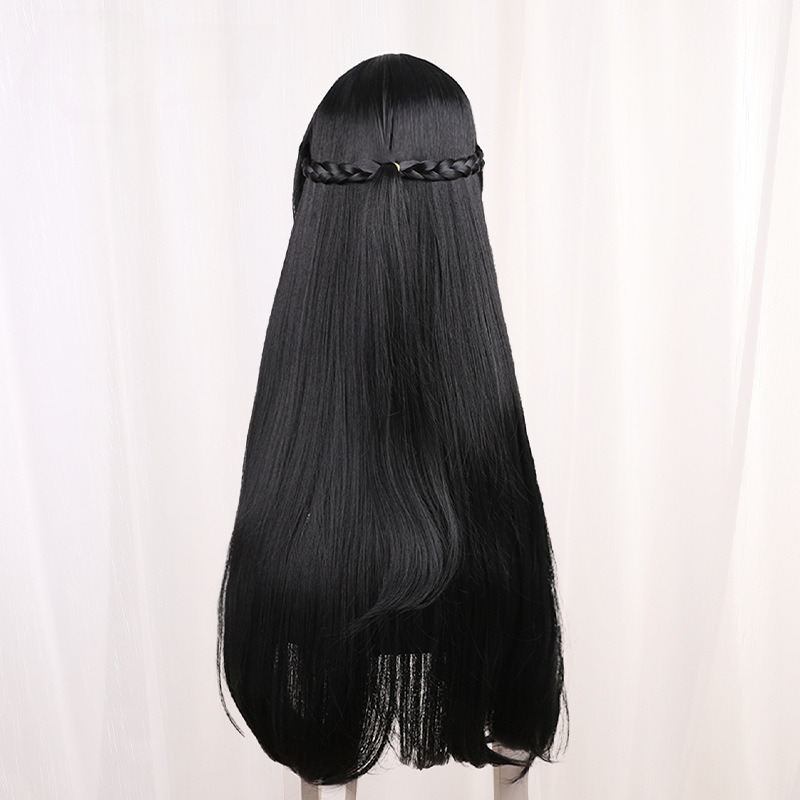 Hoshimi Miyabi Long Straight Ponytail Half-up Cosplay Wig for Zenless Zone Zero - 551E - Image 5