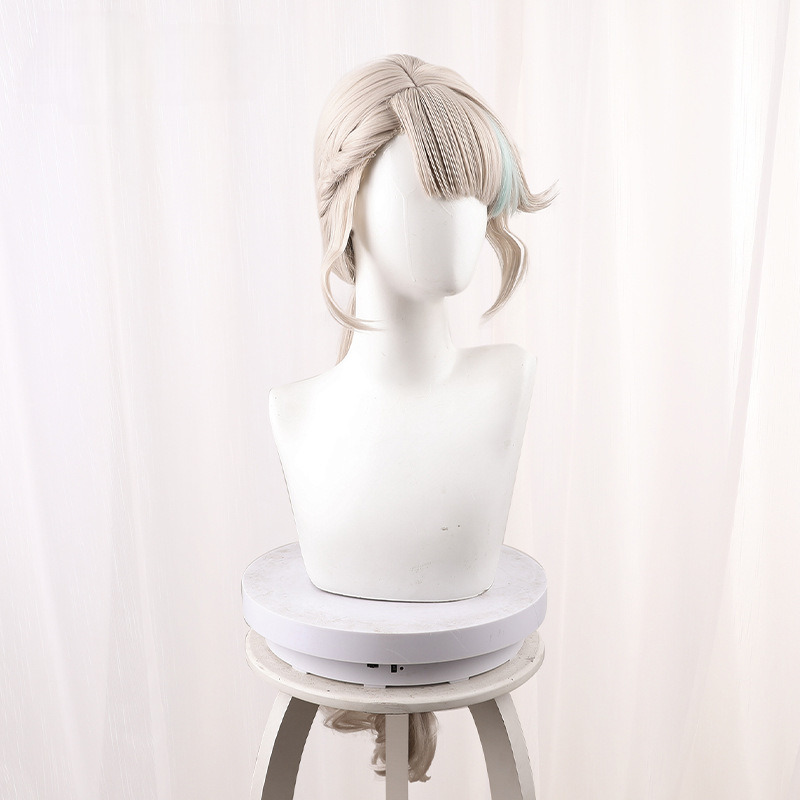 Lynette Highlighted Single Ponytail Styled Cosplay Wig for Genshin Impact - 559B - image 3