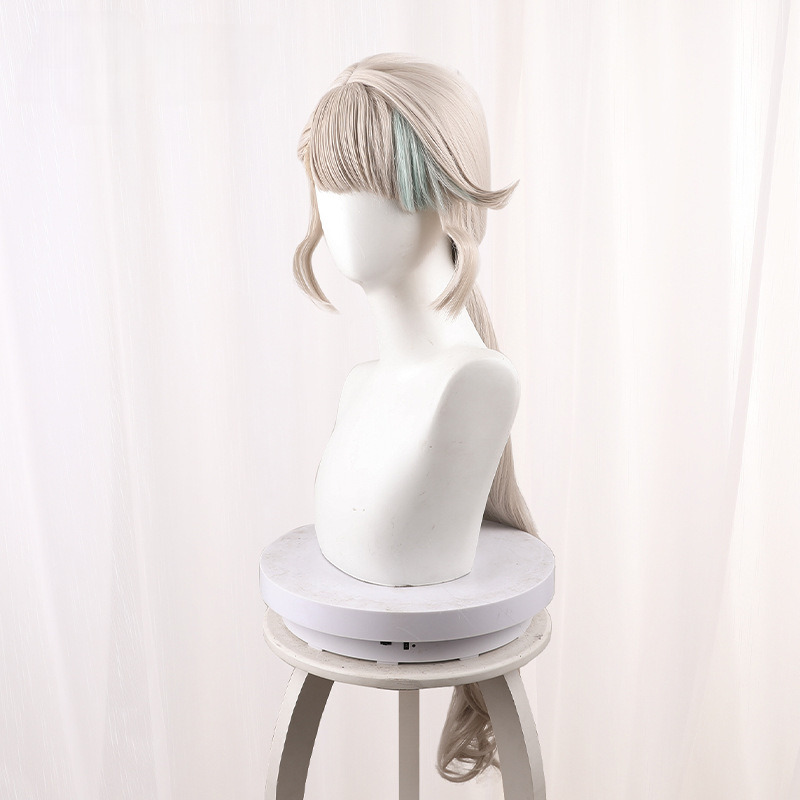 Lynette Highlighted Single Ponytail Styled Cosplay Wig for Genshin Impact - 559B - image 4