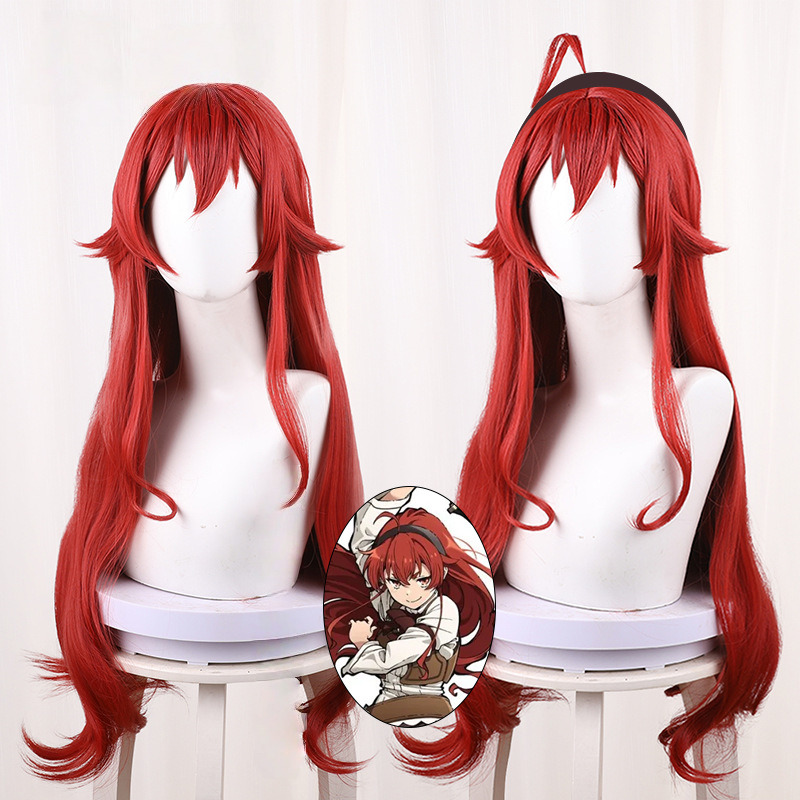 Eris Boreas Greyrat Red Long Wavy Styled Cosplay Wig for Mushoku Tensei: Jobless Reincarnation - 558C - image 1